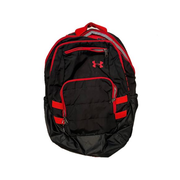Under Armour UStorm Truimph Black Red Backpack - Picture 1 of 5